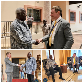 Fmr Pres Koroma Holds Discussion With EU Ambassador, Urges ECSL To Speedily Address Recurring Voter Registration Challenges