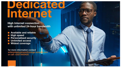 Orange SL Dedicated High Internet Connection Available Now