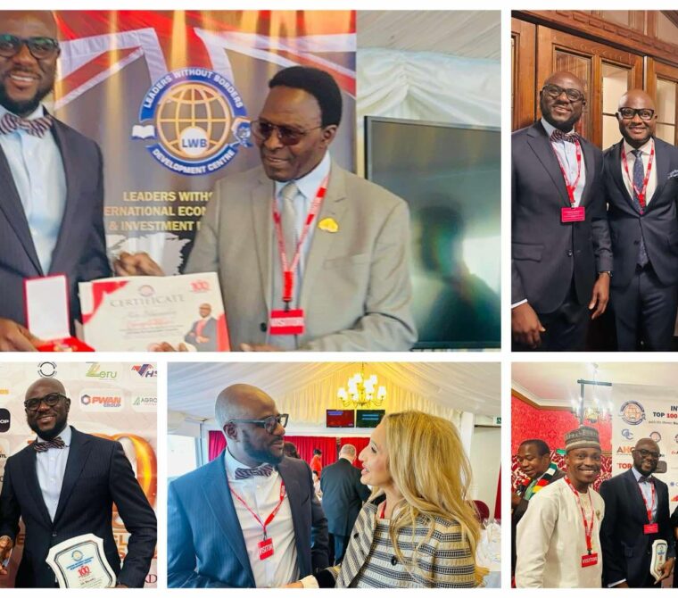 Ady Macauley Honoured with International Humanitarian Award at the Grounds of the British House of Lords- UK