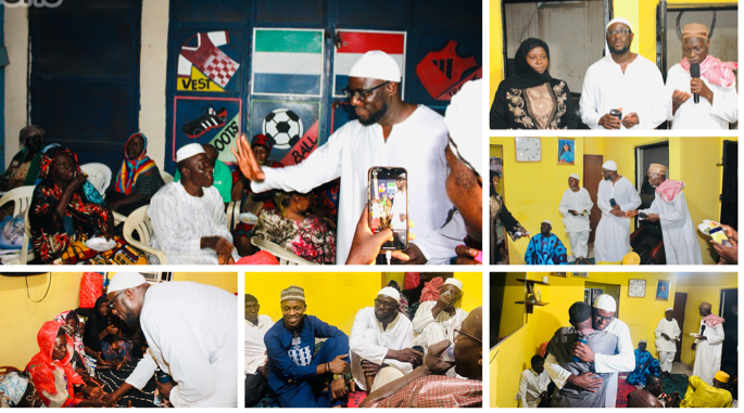 The Old and Aged Shower Ady Macauley with Prayers and Blessings at DOfA Iftar