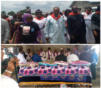 Samura Kamara Joins Taiama Community to Bid Farewell to Fallen APC Comrade, Jane Kamanda