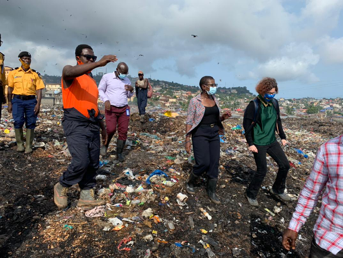 Freetown Mayor, Irish Ambassador Storm Dumpsite