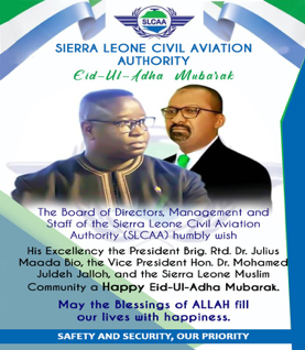 Sierra Leone Civil Aviation Authority Eid-Ul- Adha Message