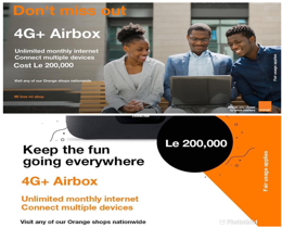 Orange: Unlimited Monthly Internet is here for you