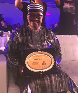 AsiaOne Magazine Decorates Amb. Sesay with Excellence Award in Diplomacy in Dubai