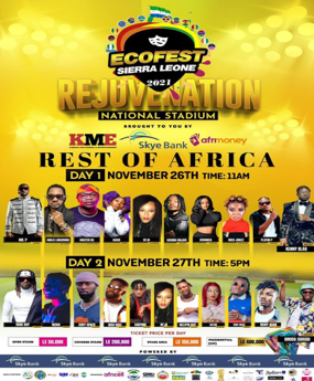 As More African Super Stars Jet in.. ECOFEST Starts Today
