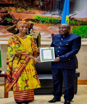 Amb. I. Bundu Presents Letters of Credence to President of Burundi