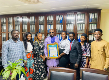 Fourah Bay College Students Honor NPPA Boss