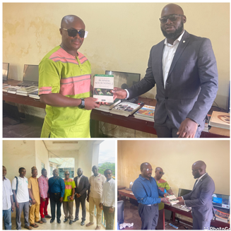 As New Executive Takes over… $8000 Worth of Books Donated to POW