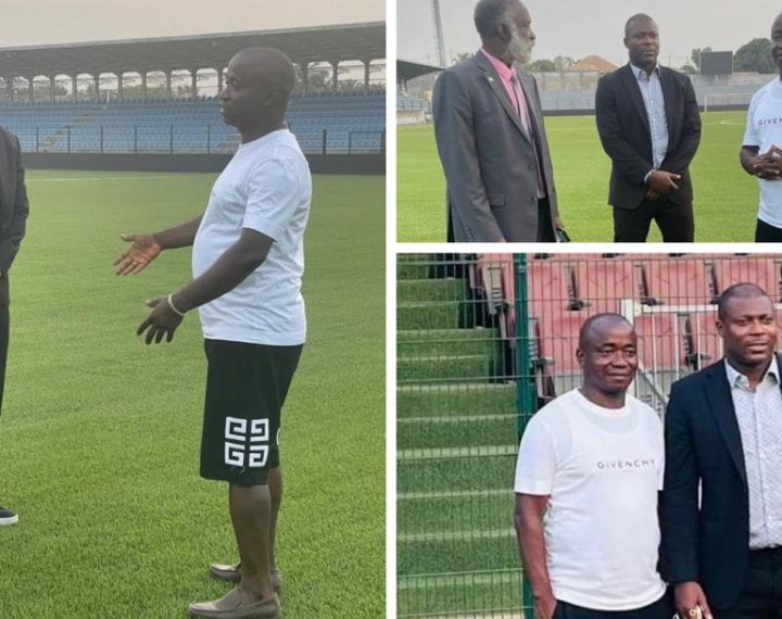 Former Nigerian Player, Yakubu Aiyegbeni Pays Courtesy Visit to The Southern Arena