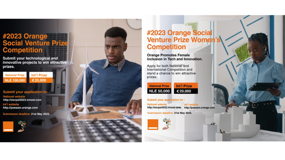 2023 Orange Social Venture Prize Competition