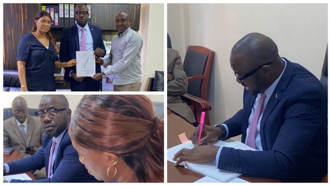 NRA Boss Signs Contract for the Construction of Administrative Building