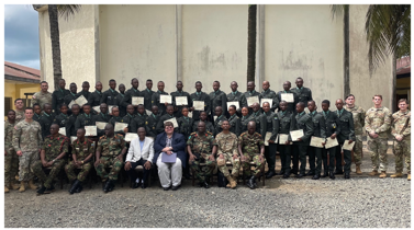 U.S. Military Advisors Train with RSLAF on Development in Sierra Leone