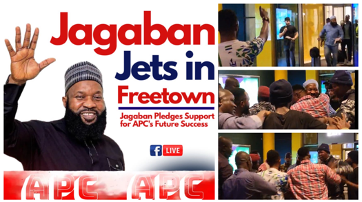 Jagaban Jets In Today...Pledges Support for APC's Future Succes