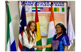 FIFA Council Member Isha Johansen Pays Courtesy Call to MRU Ambassador