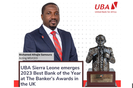 UBA SL Emerges 2023 Best Bank of the Year At The Banker's Awards in UK