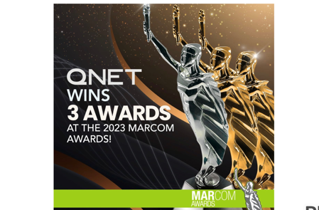 QNET wins 3 awards at 2023 Marcomm Awards