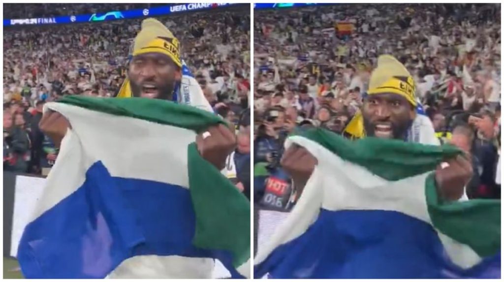 Antonio Rudiger Screams Sierra Leone Sierra Leone To Celebrate Real