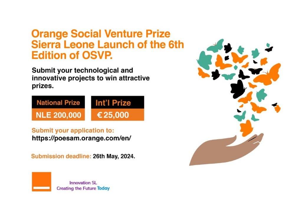 Orange Social Venture Prize 6th Edition Now Open for Submissions!