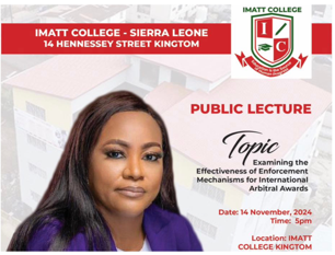 IMATT College Sierra Leone to Host Top Nigeria Multi-Sectoral Scholar