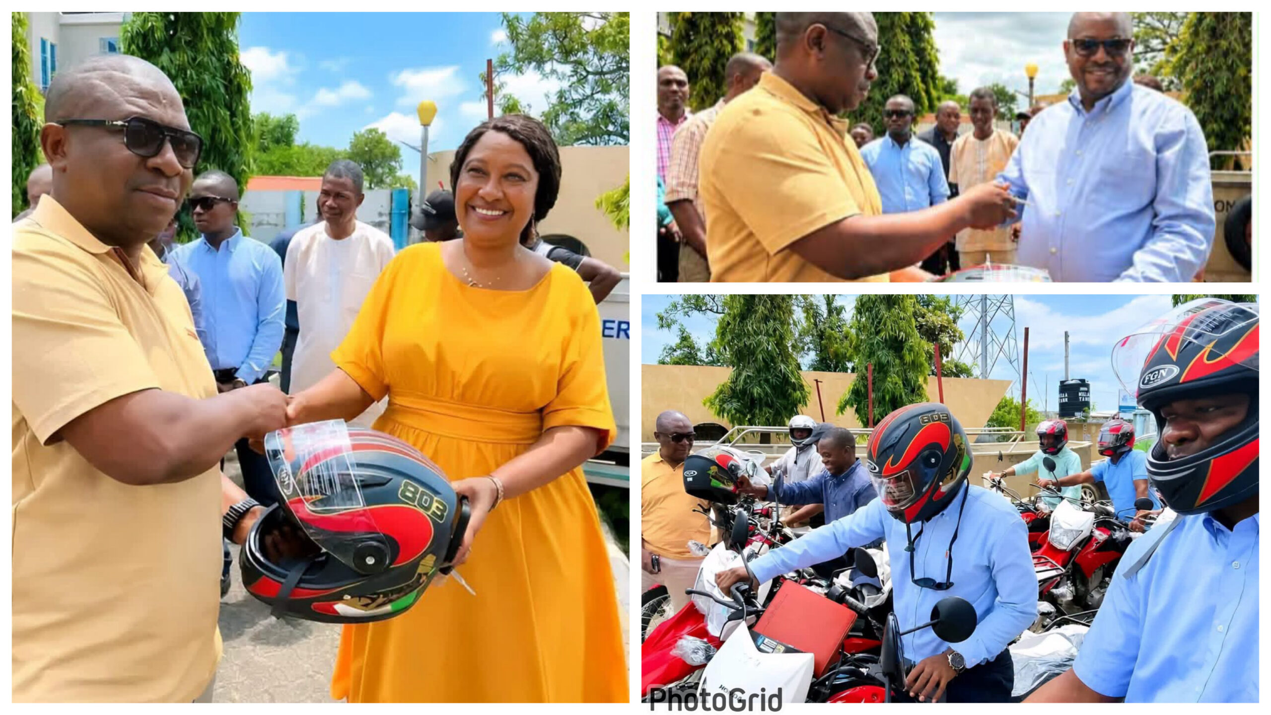 SLMA Executive Director Hands Over 15 Motorbikes to Maritime Field Officers