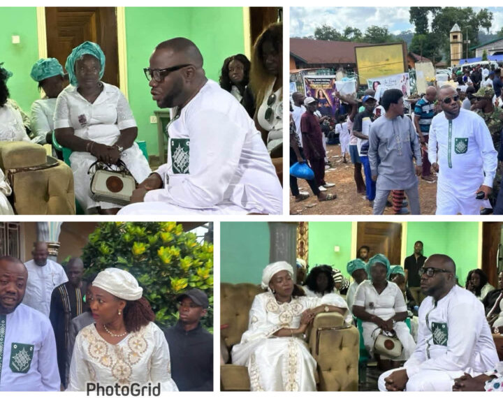 First Lady Dr. Fatima Maada Bio Pays Condolence Visit to Chief Ibrahim Brima Swarray