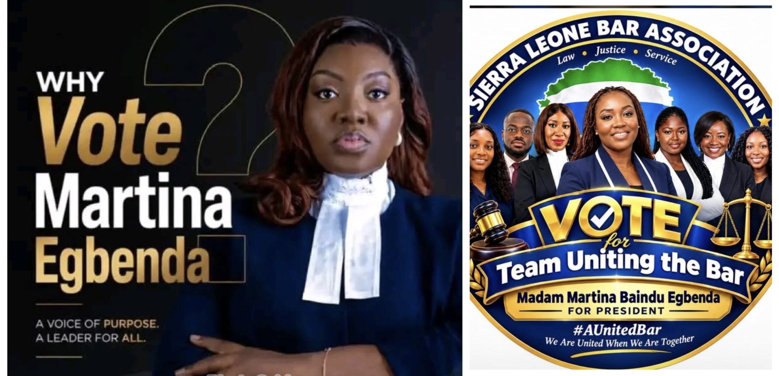 Lawyers Set to Elect Martina Egbenda as SLBA President Today
