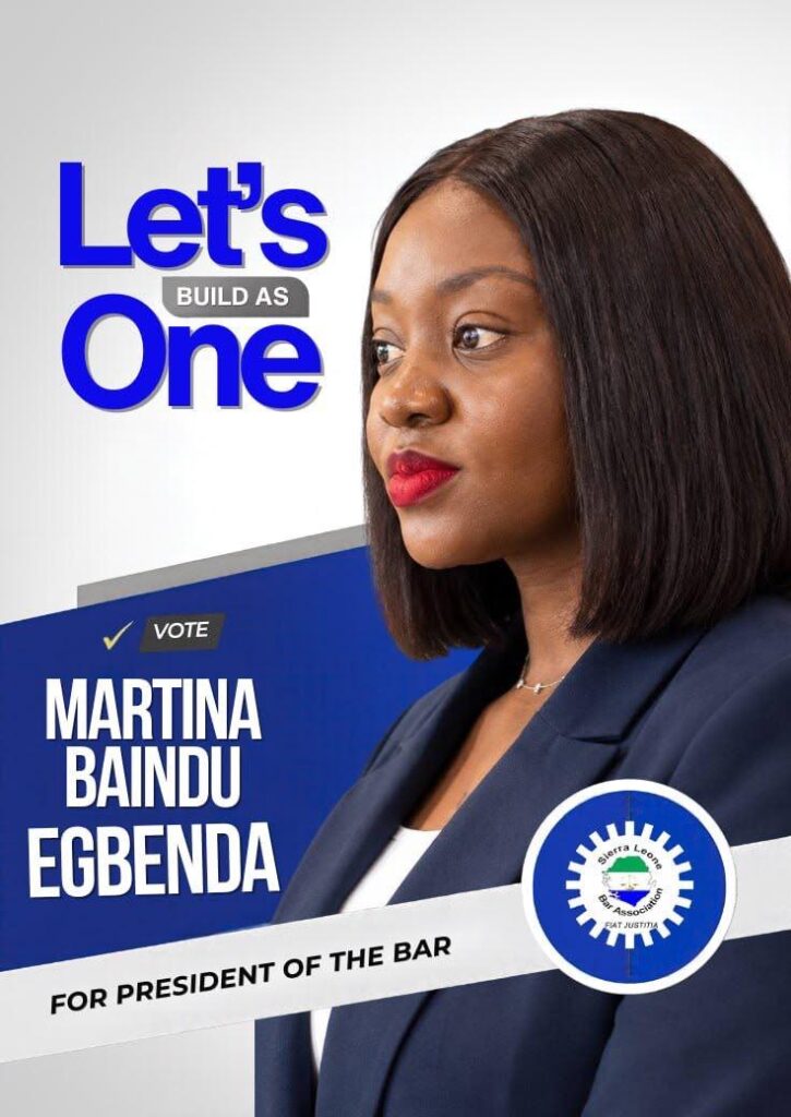 Next Bar President Makes Final Appeal to Lawyers in the Sierra Leone